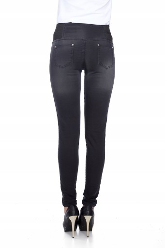 557__roz_L__WYSZCZUPLAJĄCE SPODNIE JEANS,SLIM