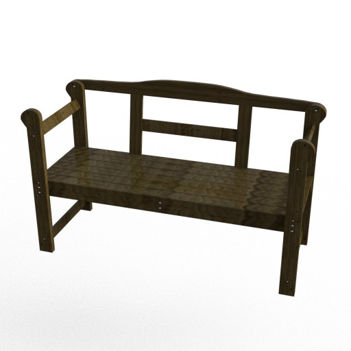 Садовая скамейка, DURABLE, STABLE, ПРОИЗВОДИТЕЛЬ, 2 человека