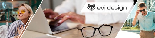 Okulary do komputera BLOKUJĄCE NIEBIESKIE ŚWIATŁO KWADRATOWE PANTERKA ETUI