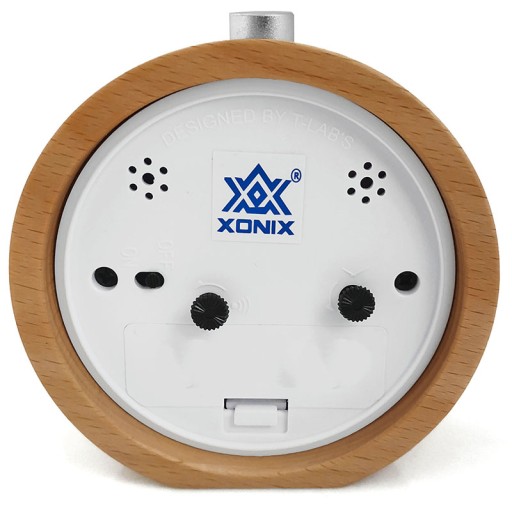 Деревянный будильник XONIX с бесшумным механизмом для комнаты