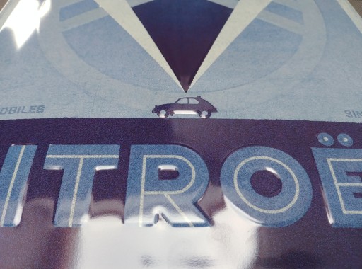 Вывеска CITROEN SINCE 1919, листовой металл 30x40