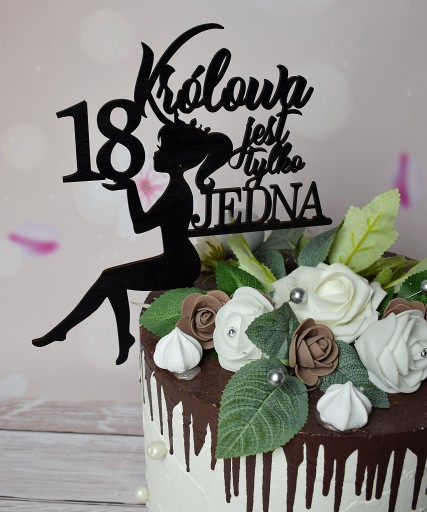 Топпер для торта женщина 18, 30, 40, 50 лет, королева, секси, украшение 30 см