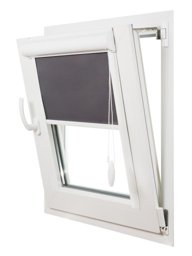Рулонная штора THERMAL в термокассете SILVER 133х150, внутреннее затемнение