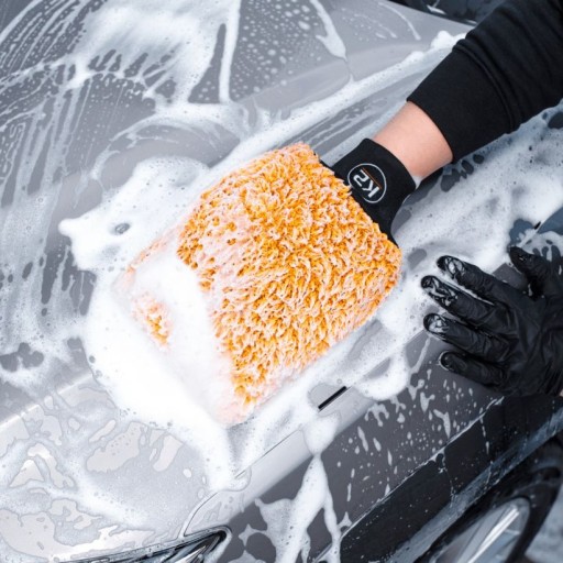 K2 WASH MITT PRO АВТОМОЙОЧНАЯ ПЕРЧАТКА С РЕЗИНКОЙ ИЗ МИКРОФИБРЫ