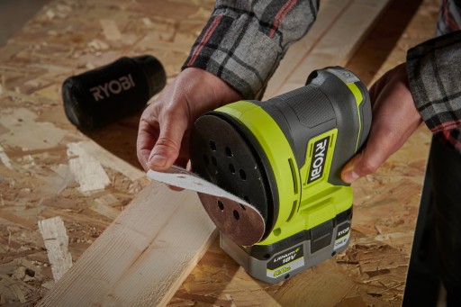 ЭКСЦЕНТРИЧЕСКАЯ ШЛИФОВАЛЬНАЯ МАШИНА RYOBI 18В 125мм RROS18 +4Ач