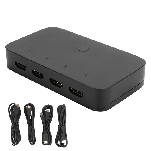 KVM-переключатель HDMI 4x1 Переключатель 3xUSB +4 КАБЕЛЬ HDMI