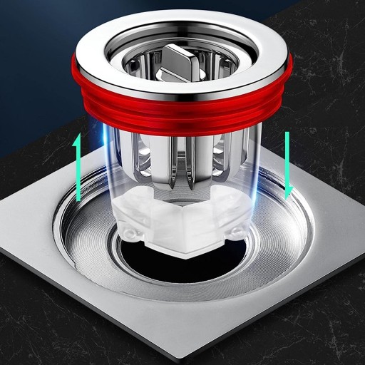 FRESHFLOW - Слив для ванной комнаты с антизапахом, без неприятных запахов.