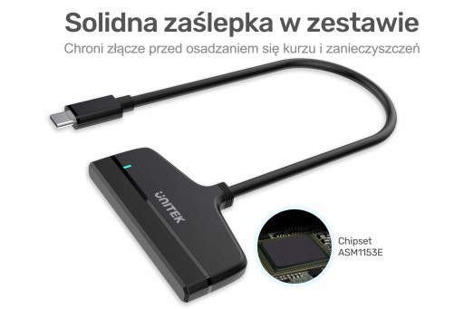 Адаптерный мост UNITEK USB-C 3.1 SATA III HDD SSD