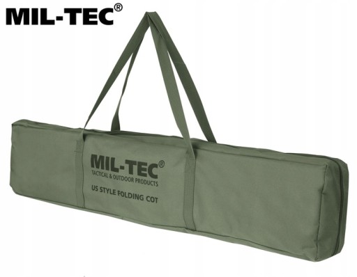 ВОЕННАЯ ПОЛЕ СКЛАДНАЯ ТУРИСТИЧЕСКАЯ КРОВАТЬ 210X70X42 MIL-TEC CANADIAN Oliv