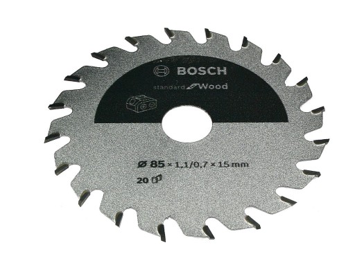 PIŁA WIDIOWA 85x15mm 20 zębów do GKS 10,8VLI BOSCH