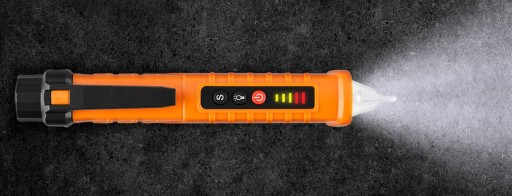 NEO INDUKCYJNY PRÓBNIK TESTER NAPIĘCIA 2 METODY POMIARÓW 12-1000V AC 94-007