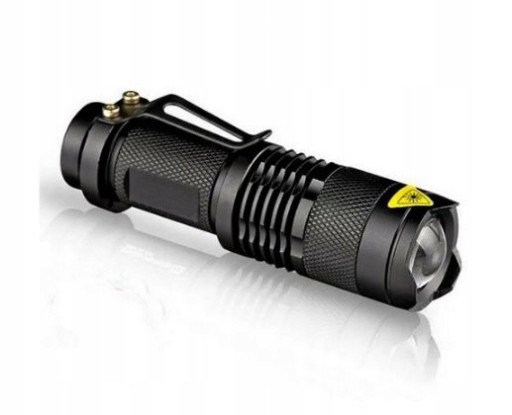 ТАКТИЧЕСКАЯ СВЕТОДИОДНАЯ ЛАМПА ZOOM МОЩНЫЙ CREE DIODE