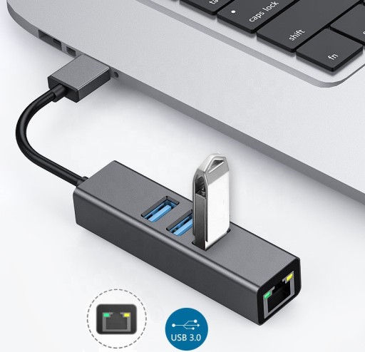 KARTA SIECIOWA HUB USB 3.0 GIGABIT LAN 1GB/s RJ45