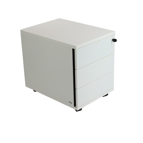 Ролл-контейнер MARO 3 DRAWERS WHITE CLOSING