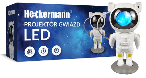 Светодиодный звездный проектор для астронавтов Heckermann W