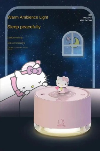 Sanrio Hello Kitty 1000 мл ароматерапевтический увлажнитель для дома, спальни, ночи