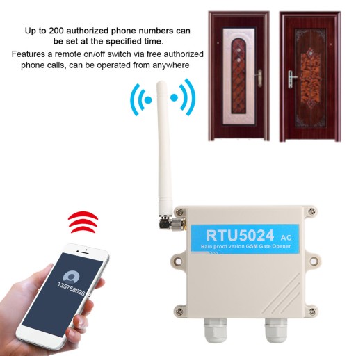 RTU5024 GSM контроллер доступа к двери Водонепроницаемая дистанционная система