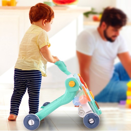 PUSH RIDE, ИНТЕРАКТИВНЫЕ ПРОГУЛКИ, САМОКАТ, СТОЛ 5-В-1 ДЛЯ ДЕТЕЙ