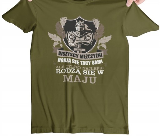 T-SHIRT KOSZULKA MĘSKA PREZENT URODZINY MAJ NIEGO