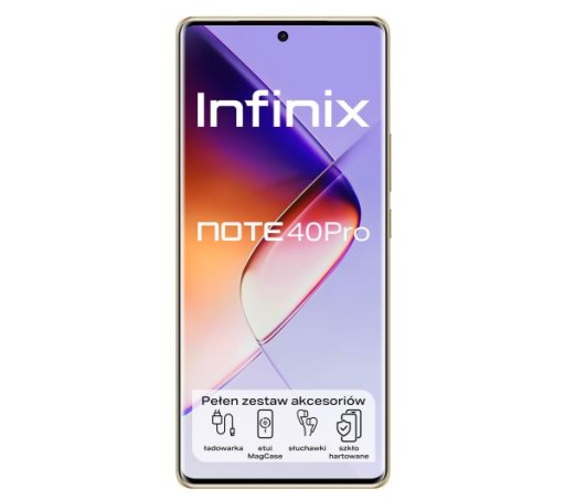 Смартфон Infinix Note 40 Pro, 12/256 ГБ, зеленый + индуктивное зарядное устройство 15 Вт