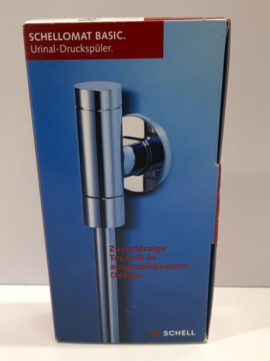 Кнопка смыва Schell Schellomat Basic серебристая для писсуара