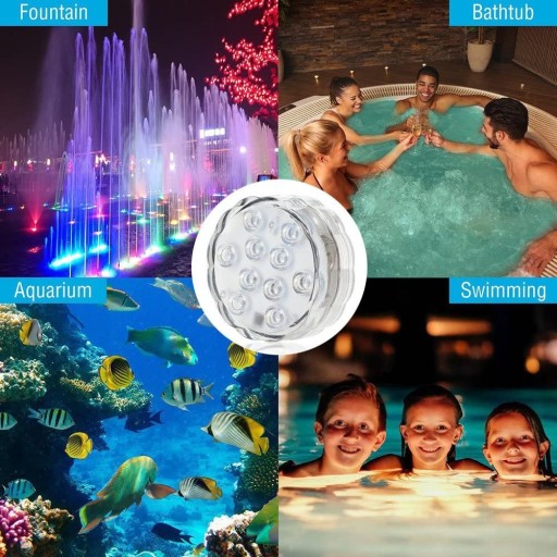 Цветной светодиодный фонарь для дайвинга, 4 шт.