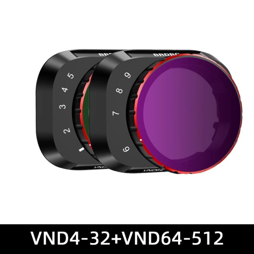 Фильтры объектива BDRRC VND для дрона DJI Mini 4 Pro VND4-32/64-512
