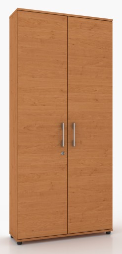 Szafa biurowa zamykana na klucz do biura gabinetu wysoka 80x182x32 cm olcha