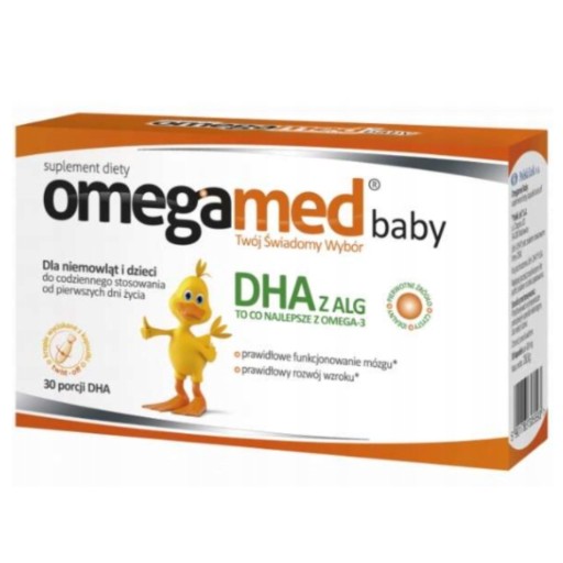 OMEGAMED baby DHA - Для младенцев и детей, 30 капсул.