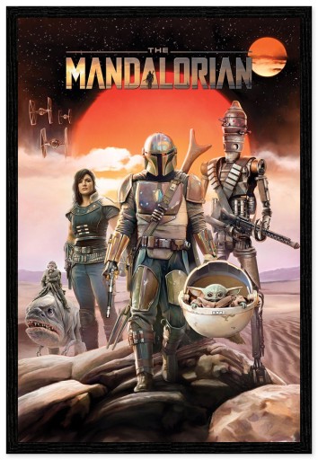 Plakat filmowy Star Wars The Mandalorian 61x91,5cm