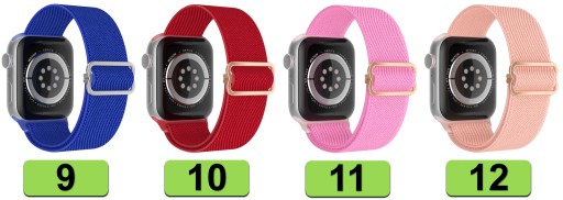 PASEK DO APPLE WATCH 2 3 4 5 6 7 8 9 10 SE 38MM 40MM 41MM 42MM | 32 KOLORY