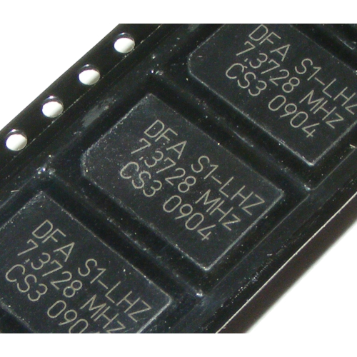 Кварцевый генератор TCXO DFA S1-LHZ 7,3728 МГц SMD x2