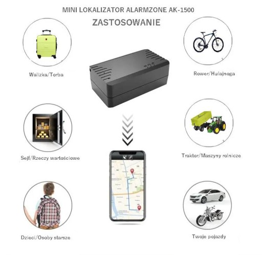 Мини GPS-локатор 4G LTE AlarmZone AK6-1500 - новейшие технологии - HIT