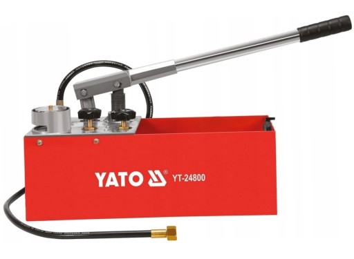 РУЧНОЙ НАСОС YATO ДЛЯ ИСПЫТАНИЙ ДАВЛЕНИЕМ 50 БАР 12 Л