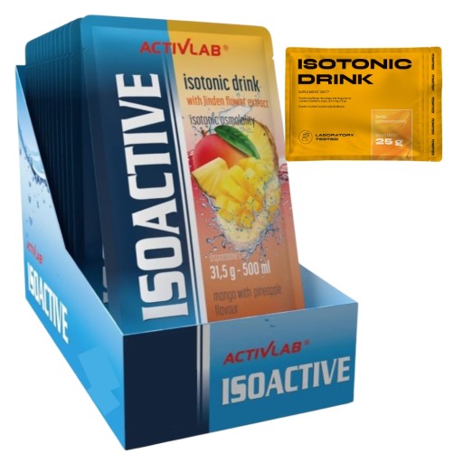 ACTIVLAB ISOACTIVE NAPÓJ IZOTONICZNY ISO 10x31.5g + nowmax ISOTONIC DRINK
