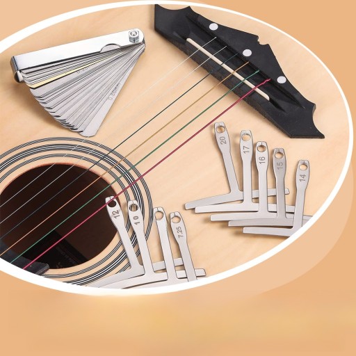 CZĘŚCI GITAROWE NAKRĘTKA PROMIEŃ WSKAŹNIKA ZESTAW DO USTAWIENIA GITAR