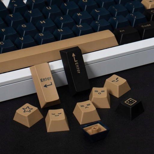 Klawisze do Klawiatury Mechanicznej PBT Profile Cherry 169szt DS Blue Samur