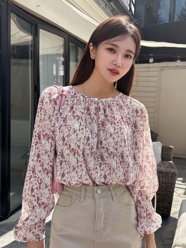 ПОВСЕДНЕВНАЯ БЛУЗКА DAZY XL С ТЕКСТУРНОЙ ФОРМОЙ В БОХО DITSY BOHO