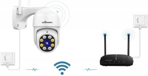 НАРУЖНАЯ БЕСПРОВОДНАЯ WIFI IP PTZ-КАМЕРА 8MPX 4K ПРИЛОЖЕНИЕ TUYA IR LED