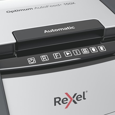 Niszczarka Rexel Optimum AutoFeed+ 150X, ścinki 4x