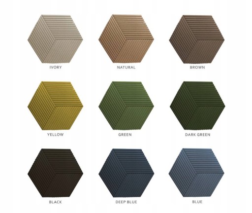 Designerski BIAŁY panel korkowy 3D STRIPE