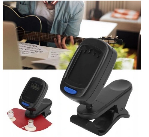 STROIK TUNER DO GITARY UKULELE BAS ELEKTRYCZNEJ TONER GITAROWY KLASYCZNEJ