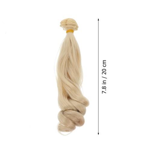 Парик для куклы Bjd, вьющиеся волосы, локоны, ряд, 5 шт.