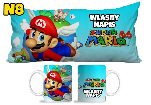НАБОР КРУЖКИ И ПОДУШЕК SUPER MARIO LUIGI NINTENDO