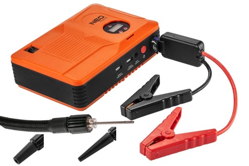 ПУСКОВОЕ УСТРОЙСТВО, POWER BANK 14AH, КОМПРЕССОР 3,5 БАР