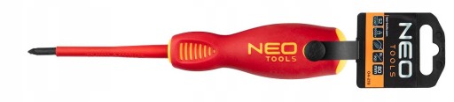 ОТВЕРТКА ПЛЮС-МИНУС, ОДОБРЕННАЯ NEO Tools 1000 В, SL/PZ1 X 80 ММ 04-219