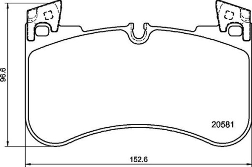 ПЕРЕДНИЕ КОЛОДКИ BREMBO LAND ROVER RANGE ROVER P44029