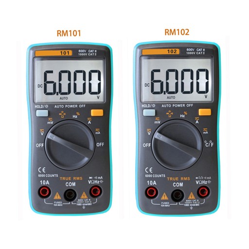 RICHMETERS RM102 Prawdziwy RMS Wielofunkcyjny LCD