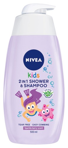 NIVEA KIDS Гель для мытья тела Fruit Jelly