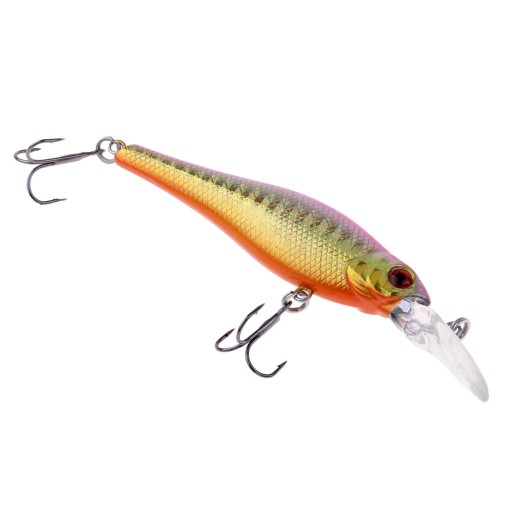 Набор для искусственной рыбалки Minnow Fishing Hard с рукояткой, розовый